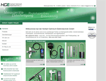 Tablet Screenshot of gehrisch.de